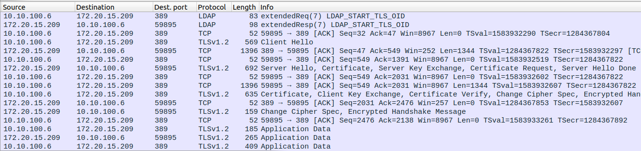 the domain controller sends us back a resultCode: success